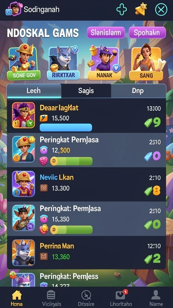 Tampilan antarmuka yang menarik dan user-friendly.