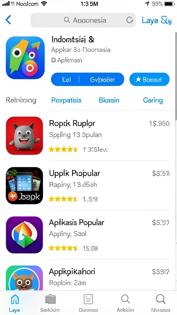 Tampilan antarmuka yang menarik dan intuitif.