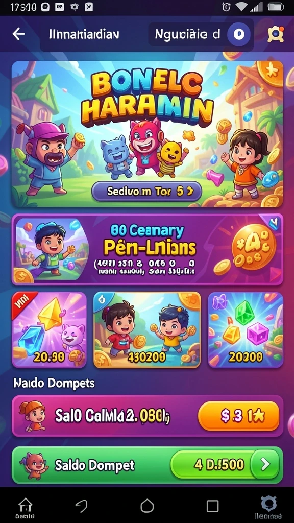 Beragam permainan judi menarik dalam satu aplikasi.