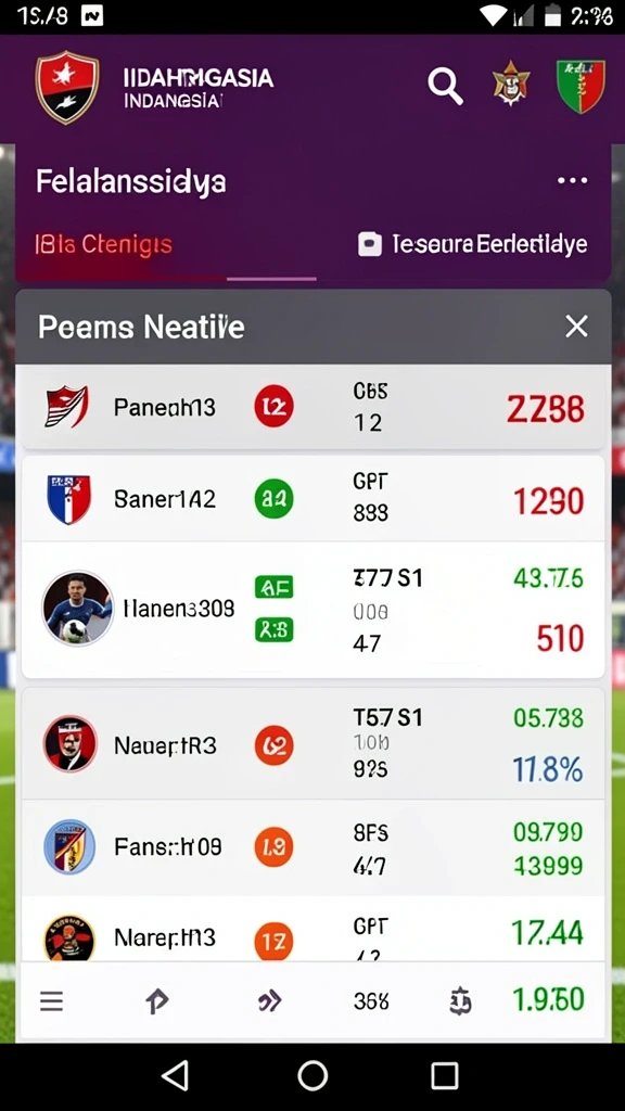 Screenshot dari tampilan sistem reward yang menguntungkan.