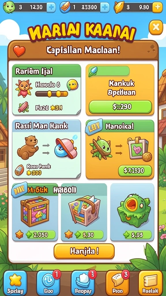 Mini-game yang seru dan menantang.