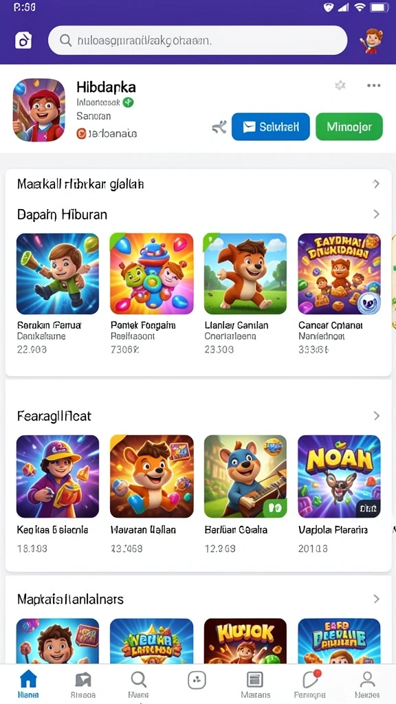 Mode permainan seru yang dapat dimainkan bersama teman.