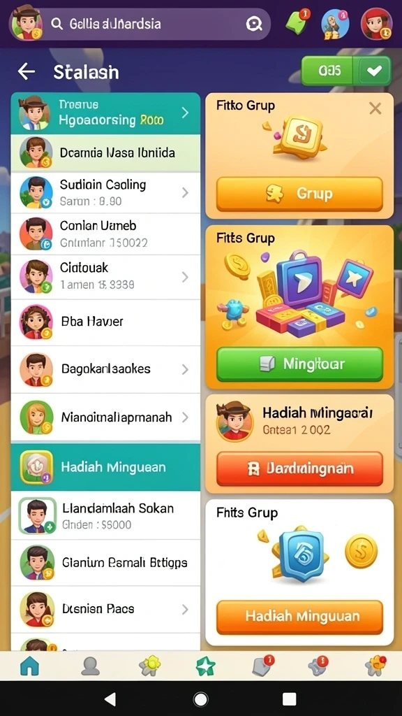Tampilan antarmuka yang menarik dan user-friendly.