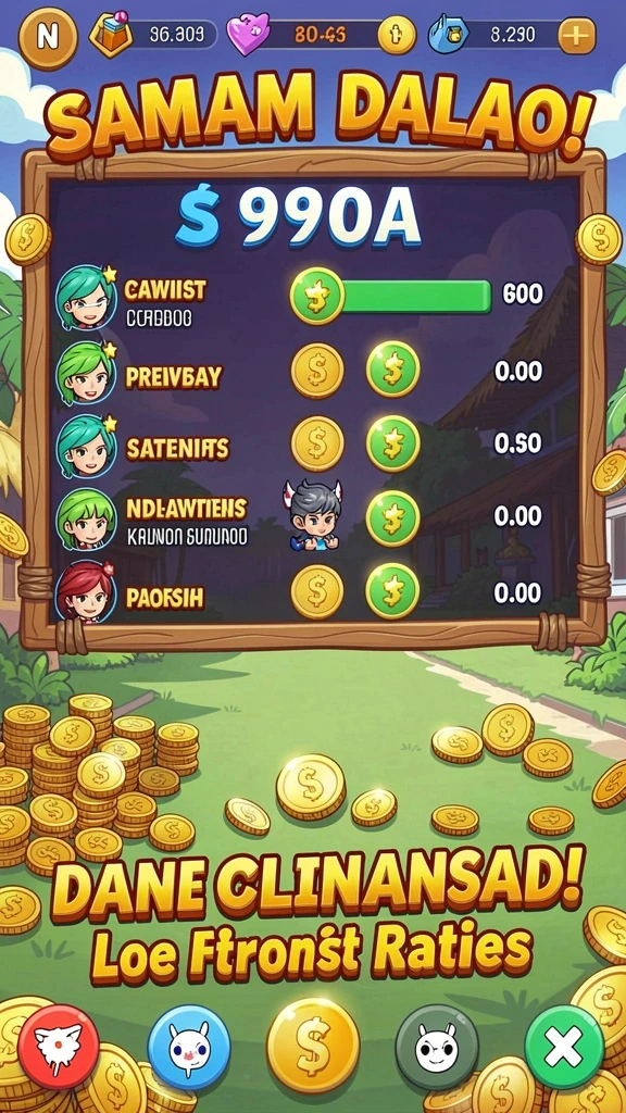 Karakter kuat yang siap beraksi dalam pertarungan.