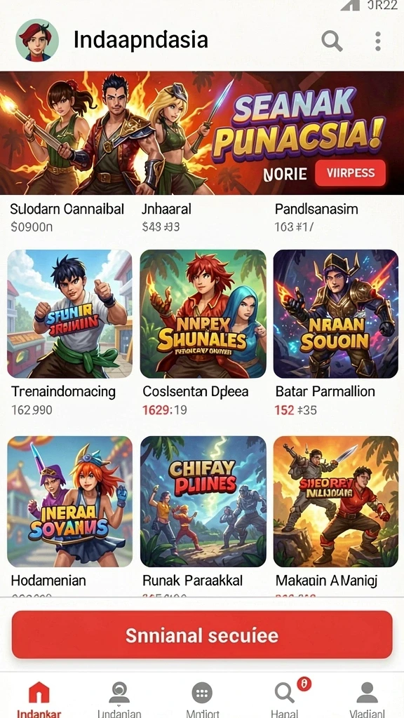 Tampilan awal F32 yang menarik dan intuitif.