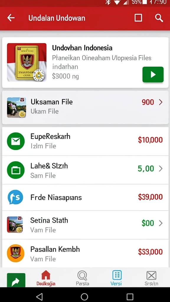 Tampilan antarmuka yang intuitif dan mudah digunakan.