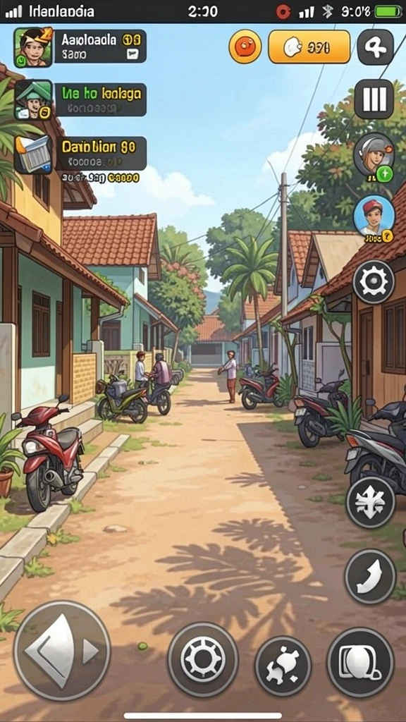 Gameplay yang seru dan penuh tantangan di setiap level.