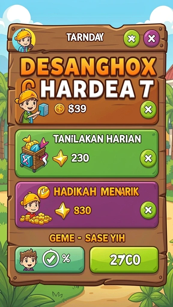 Tampilan antarmuka GEBYAR4D yang modern dan menarik.