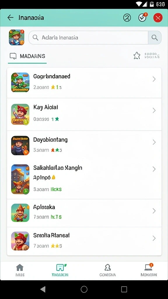 Fitur live chat yang memungkinkan interaksi antar pemain.