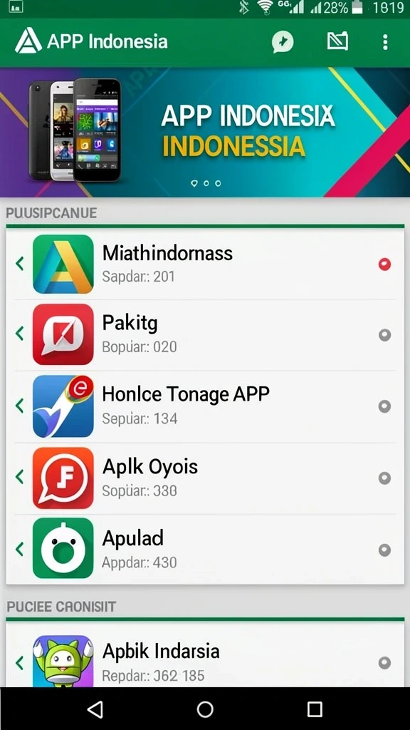 Tampilan antarmuka yang intuitif dan menarik.