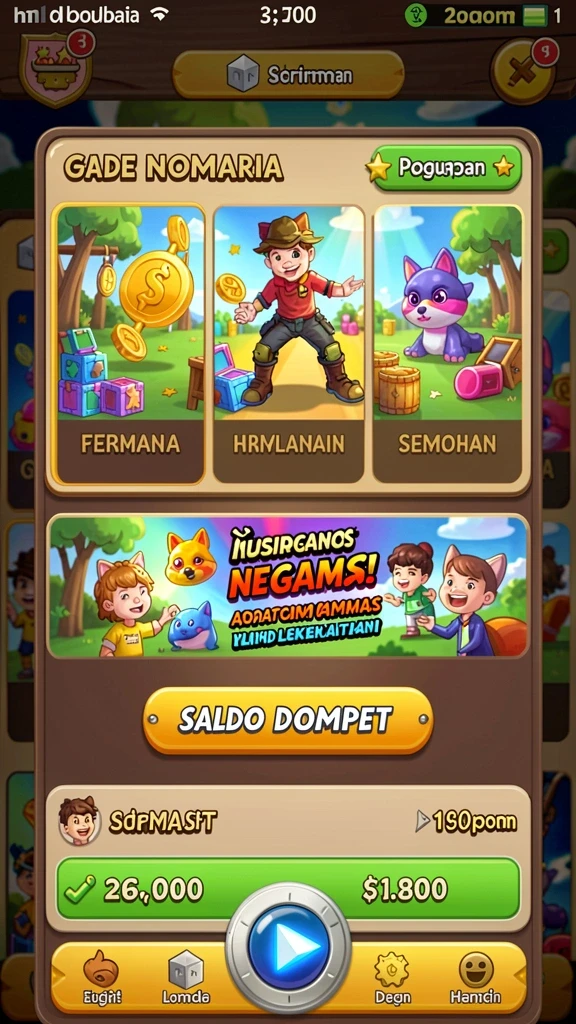 Tampilan menarik dengan grafis yang memukau.