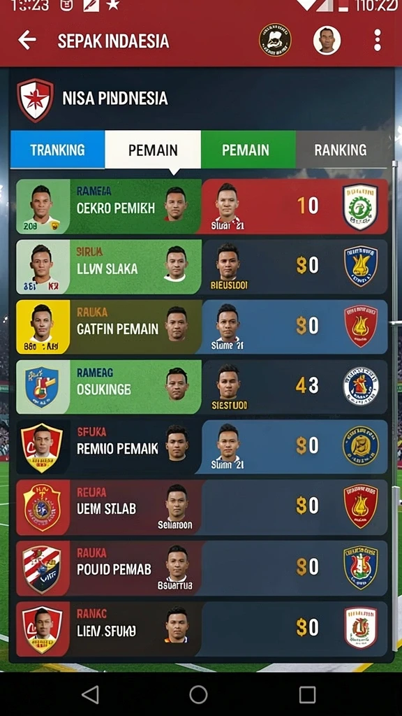 Tangkapan layar ini menggambarkan fitur sosial dalam MAMEN123.