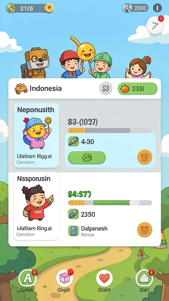 Tampilan antarmuka yang user-friendly dan menarik.