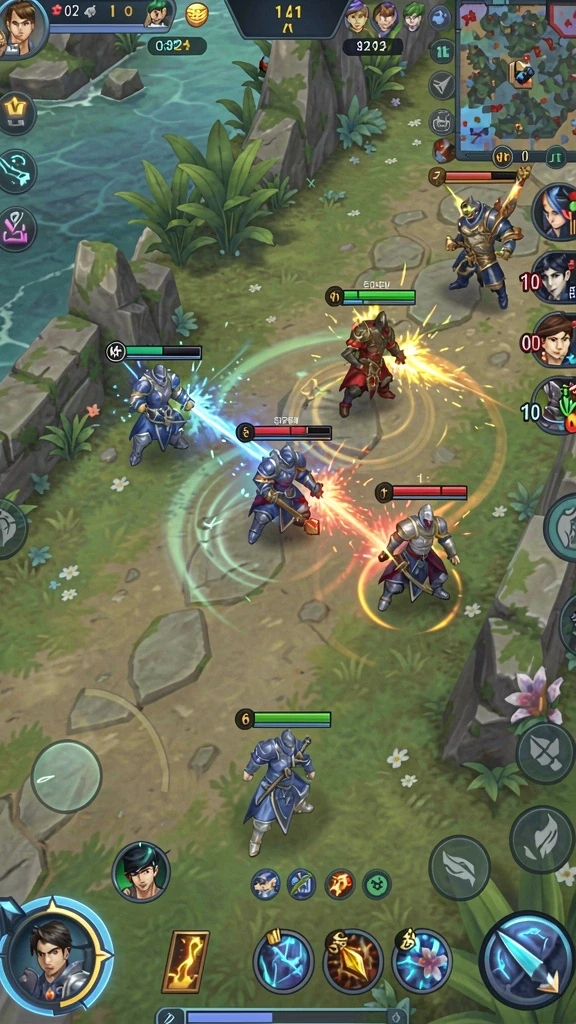 Fitur multiplayer yang memungkinkan bermain dengan teman.