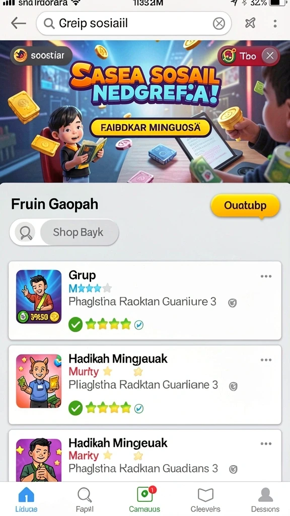 Grafik yang memukau dalam setiap permainan.