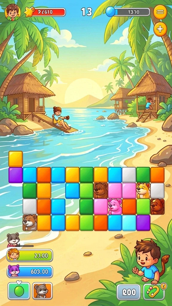Screenshot menunjukkan mode permainan yang seru dan menantang.