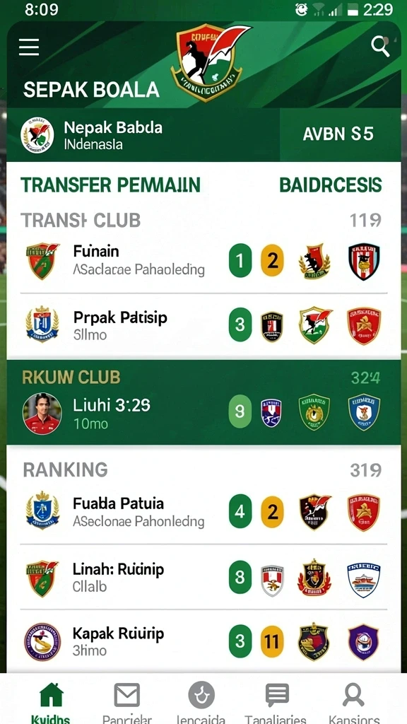 Screenshot memperlihatkan fitur sosial terbaru untuk berinteraksi.