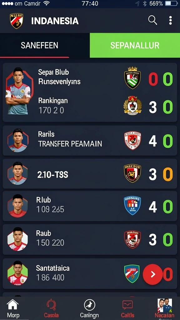 Tampilan antarmuka yang menarik dan intuitif.