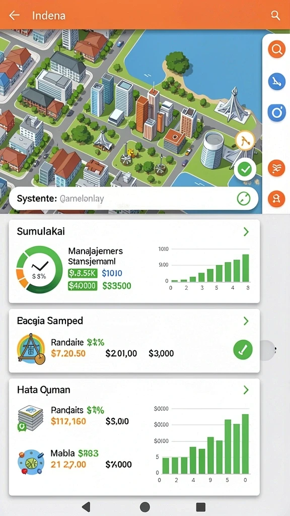 Karakter dengan desain menarik dan variasi unik.