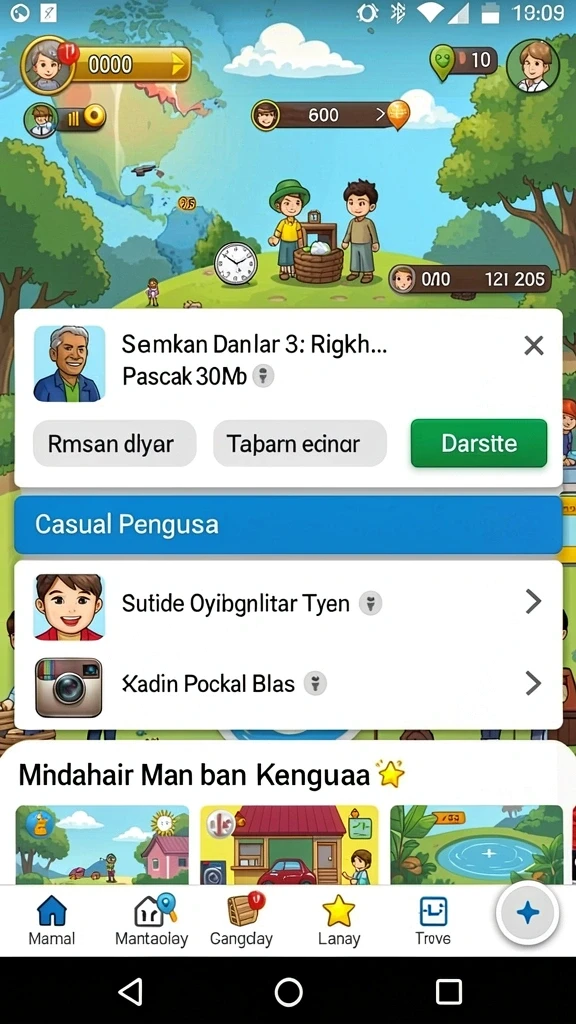 Tampilan antarmuka yang sederhana dan menarik.