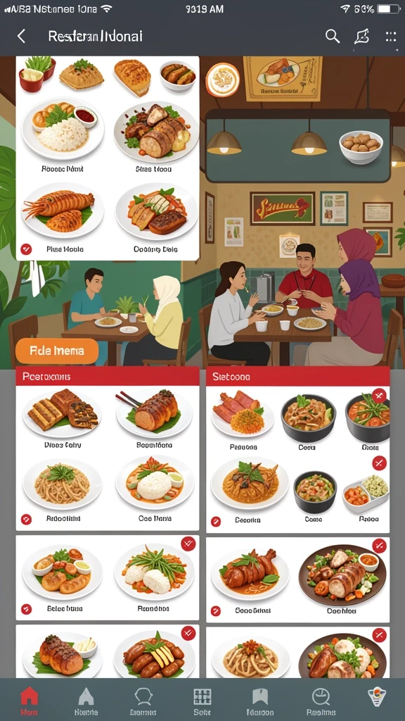 Karakter unik dengan skill khusus.