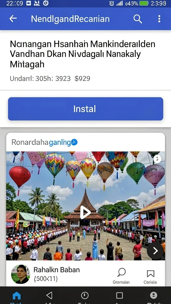 Tampilan antarmuka yang intuitif dan menarik.
