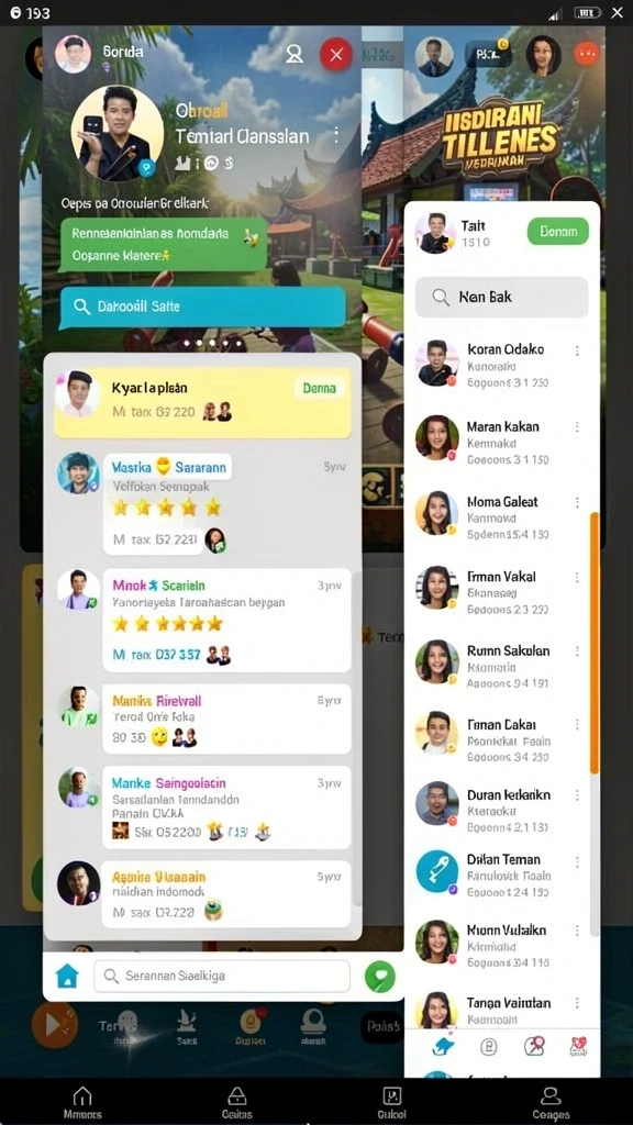 Tangkapan layar memperlihatkan fitur multiplayer yang seru.