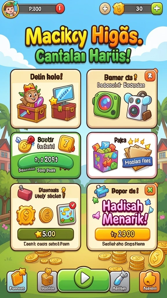 Level baru yang lebih menantang dan seru.