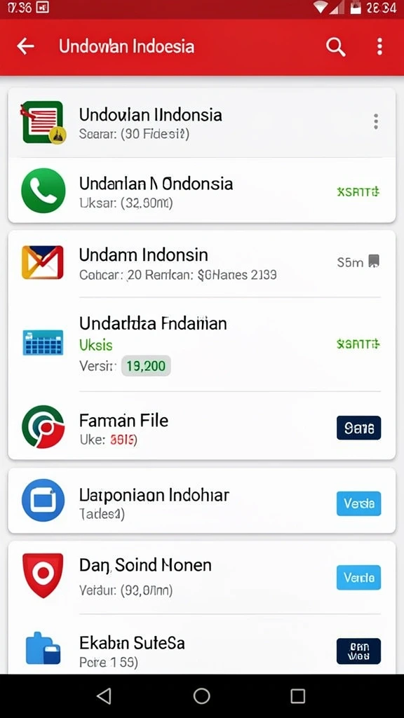 Berbagai jenis permainan menarik yang tersedia.